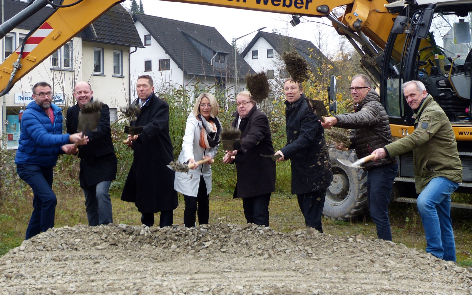 Spatenstich P&R-Anlage Dieringhausen