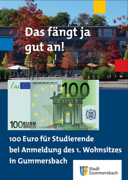 Studentenbonus der Stadt Gummersbach